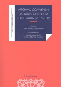 Books Frontpage Archivo Commenda de jurisprudencia societaria (2017-2018)