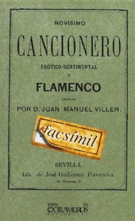 Books Frontpage Novísimo cancionero erótico-sentimental y flamenco