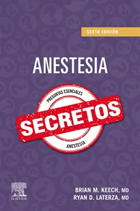 Books Frontpage Anestesia. Secretos, 6.ª Edición