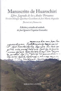 Books Frontpage Manuscrito de Huarochirí. Libro sagrado de los Andes Peruanos