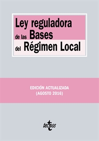 Books Frontpage Ley reguladora de las Bases del Régimen Local