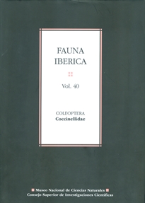 Books Frontpage Fauna ibérica. Vol. 40, Coleoptera: Coccinellidae