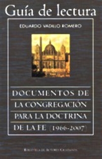 Books Frontpage Guía lectura y sumario de los Documentos de la Congregación para la Doctrina de la Fe (1966-2007)