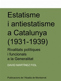 Books Frontpage Estatisme i antiestatisme a Catalunya (1931-1939)