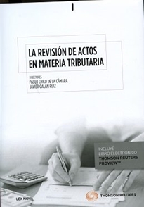 Books Frontpage La revisión de actos en materia tributaria (Papel + e-book)