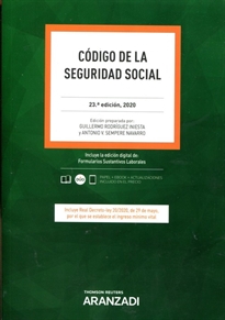 Books Frontpage Código de la Seguridad Social (Papel + e-book)