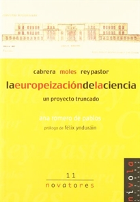 Books Frontpage La europeización de la ciencia. Cabrera, Moles, Rey Pastor.