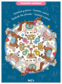 Books Frontpage Colouring mandalas - Caballos y ponis