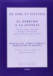 Books Frontpage De iure et iustitia = El derecho y la justicia