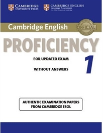 Books Frontpage Cambridge English Proficiency 1 for Updated Exam Student's Book without Answers