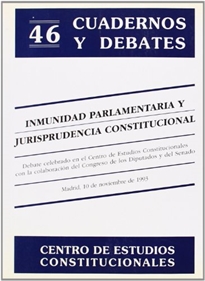Books Frontpage Inmunidad parlamentaria y jurisprudencia Constitucional