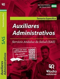 Books Frontpage Auxiliares Administrativos del SAS. Temario Específico.