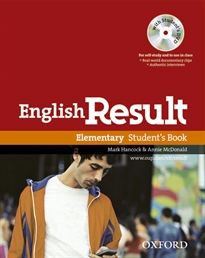 Books Frontpage English Result Elementary. Student's Book DVD Pack