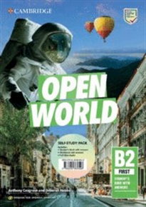 Books Frontpage Open World First.  English for Spanish Speakers. Self-study Pack (Student's Book with answers and Workbook with answers)