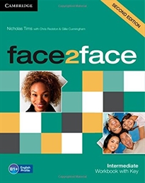 Books Frontpage Face2face Intermediate Workbook with Key