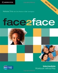 Books Frontpage Face2face Intermediate Workbook without Key
