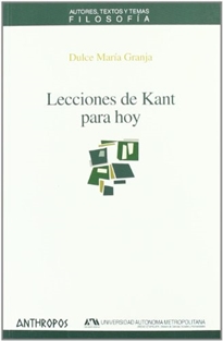 Books Frontpage Lecciones de Kant para hoy