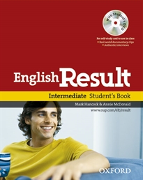 Books Frontpage English Result Intermediate. Student's Book DVD Pack