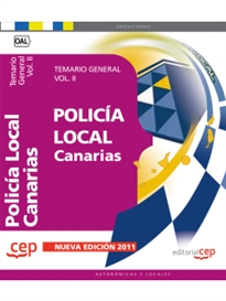 Books Frontpage Policía Local de Canarias. Temario General Vol. II.