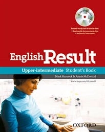 Books Frontpage English Result Upper-Intermediate. Student's Book DVD Pack