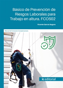 Books Frontpage Básico de Prevención de Riesgos Laborales para Trabajo en altura. FCOS02