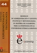 Front pageModelos de administración y gestión, políticas y metodologías, en materia de e-learning para la enseñanza en la universidad pública española