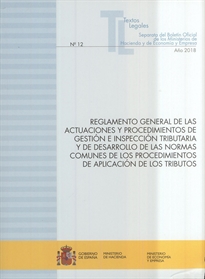 Books Frontpage Reglamento general de las actuaciones y procedimientos de gestión e inspección tributaria y de desarrollo de las normas comunes de los procedimientos de aplicación de los tributos