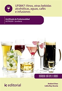 Books Frontpage Vinos, otras bebidas alcohólicas, aguas, cafés e infusiones. HOTR0209 - Sumillería
