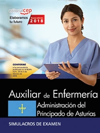 Books Frontpage Auxiliar de Enfermería. Administración del Principado de Asturias. Simulacros de examen