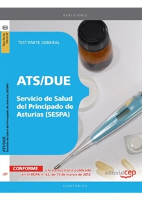 Books Frontpage ATS/DUE del Servicio de Salud del Principado de Asturias (SESPA). Test Parte General