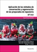 Front pageAplicación de los métodos de conservación y regeneración de los preparados de repostería