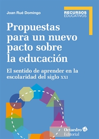 Books Frontpage Propuestas para un nuevo pacto sobre la educaci—n