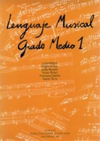 Books Frontpage Lenguaje musical, grado medio 1