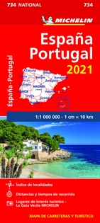 Books Frontpage Mapa National España - Portugal 2021