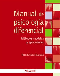 Books Frontpage Manual de psicología diferencial