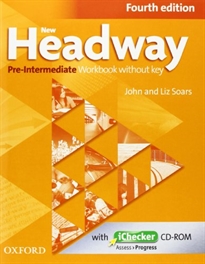 Books Frontpage New Headway 4th Edition Pre-Intermediate. Workbook and iChecker without Key