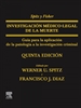 Portada del libro Spitz y Fisher. Investigación médico-legal de la muerte