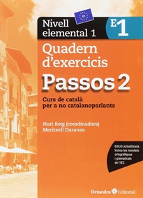 Books Frontpage Passos 2, quadern d'exercicis, nivell elemental 1
