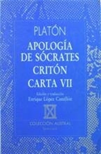 Books Frontpage Apología de Sócrates;  Critón;  Carta IV