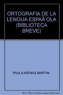 Books Frontpage Ortografía de la lengua española