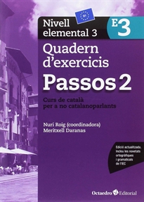 Books Frontpage Passos 2, quadern d'exercicis, nivell elemental 3