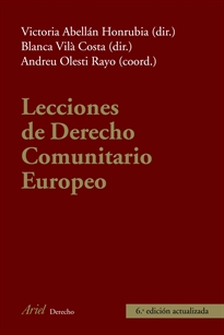 Books Frontpage Lecciones de Derecho Comunitario Europeo