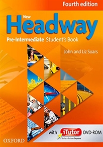 Books Frontpage New Headway 4th Edition Pre-Intermediate. Student's Book and iTutor Pack