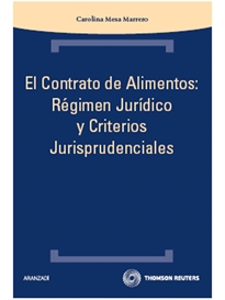 Books Frontpage El contrato de alimentos: Régimen Jurídico y criterios jurisprudenciales