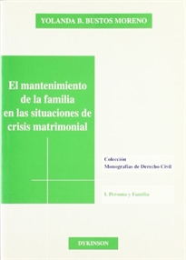Books Frontpage El mantenimiento de la familia en las situaciones de crisis matrimonial
