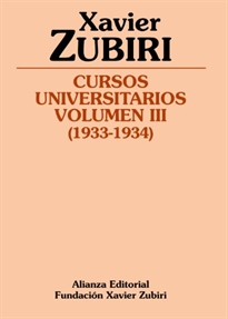 Books Frontpage Cursos universitarios. Volumen III (1933-1934)