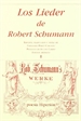 Front pageLos Lieder de Robert Schumann I