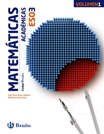 Books Frontpage Código Bruño Matemáticas Académicas 3 ESO - 3 volúmenes