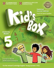 Books Frontpage Kid's Box Level 5 Activity Book with CD ROM and My Home Booklet Updated English for Spanish Speakers