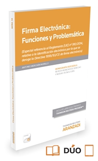 Books Frontpage Firma electrónica: funciones y problemática (Papel + e-book)